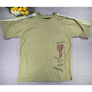 Vintage Y2K Faded Glory Boys T-Shirt Medium 10/12 Grunge Skater Graphic Cotton